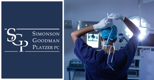 Doctor putting on cap