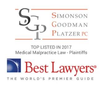 Best Lawyers award for Simonson, Goodman, Platzer PC